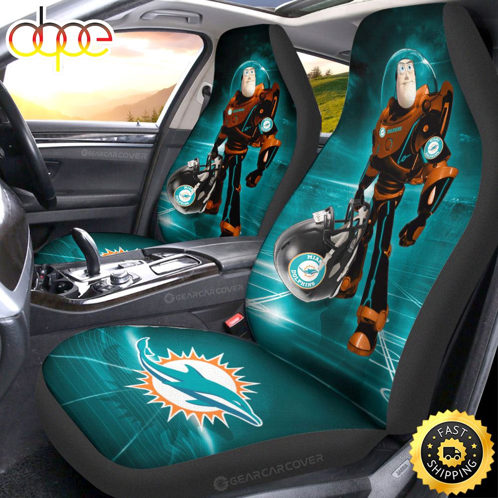 Miami Dolphins Car Seat Covers Custom Car Accessories For Fan Sxohgw