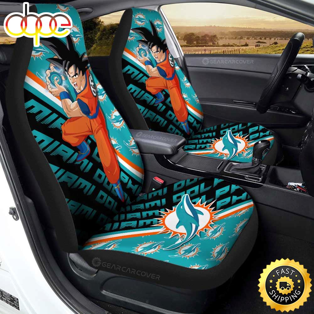 Miami Dolphins Car Seat Covers Custom Car Accessories For Fans 4827 Ob30mp
