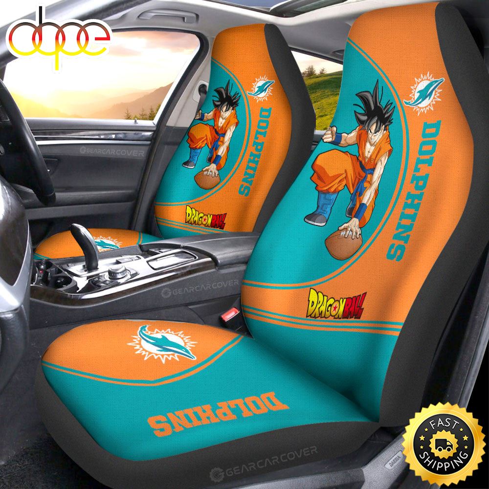Miami Dolphins Car Seat Covers Custom Car Accessories For Fans F3wf2m