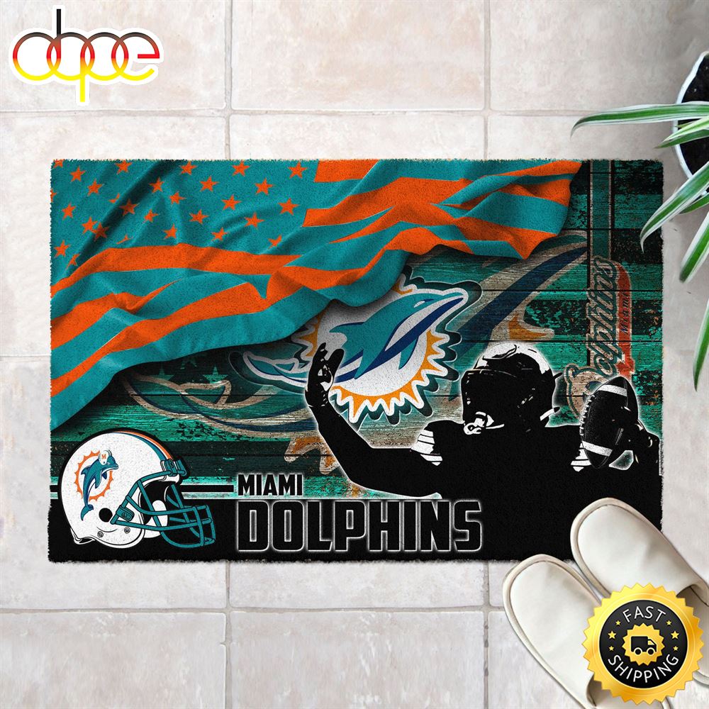 Miami Dolphins NFL Doormat For Your This Sports Season Fqociq