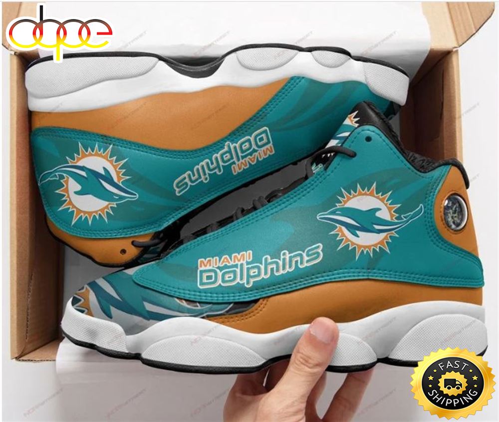 Miami Dolphins Nfl Ver 4 Air Jordan 13 Sneaker Jpattb