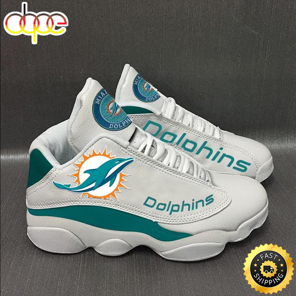 Miami Dolphins Nfl Ver 5 Air Jordan 13 Sneaker Lfwwqq