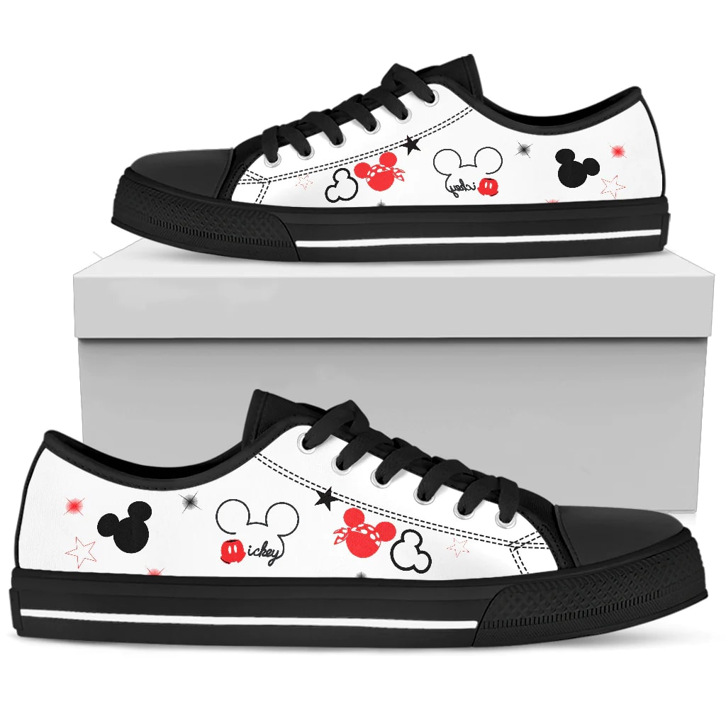 Mickey Mouse Custom Shoes Low Top Zx3hla