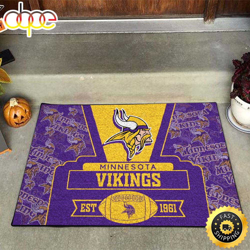 Minnesota Vikings NFL Doormat For This Season I8ifon