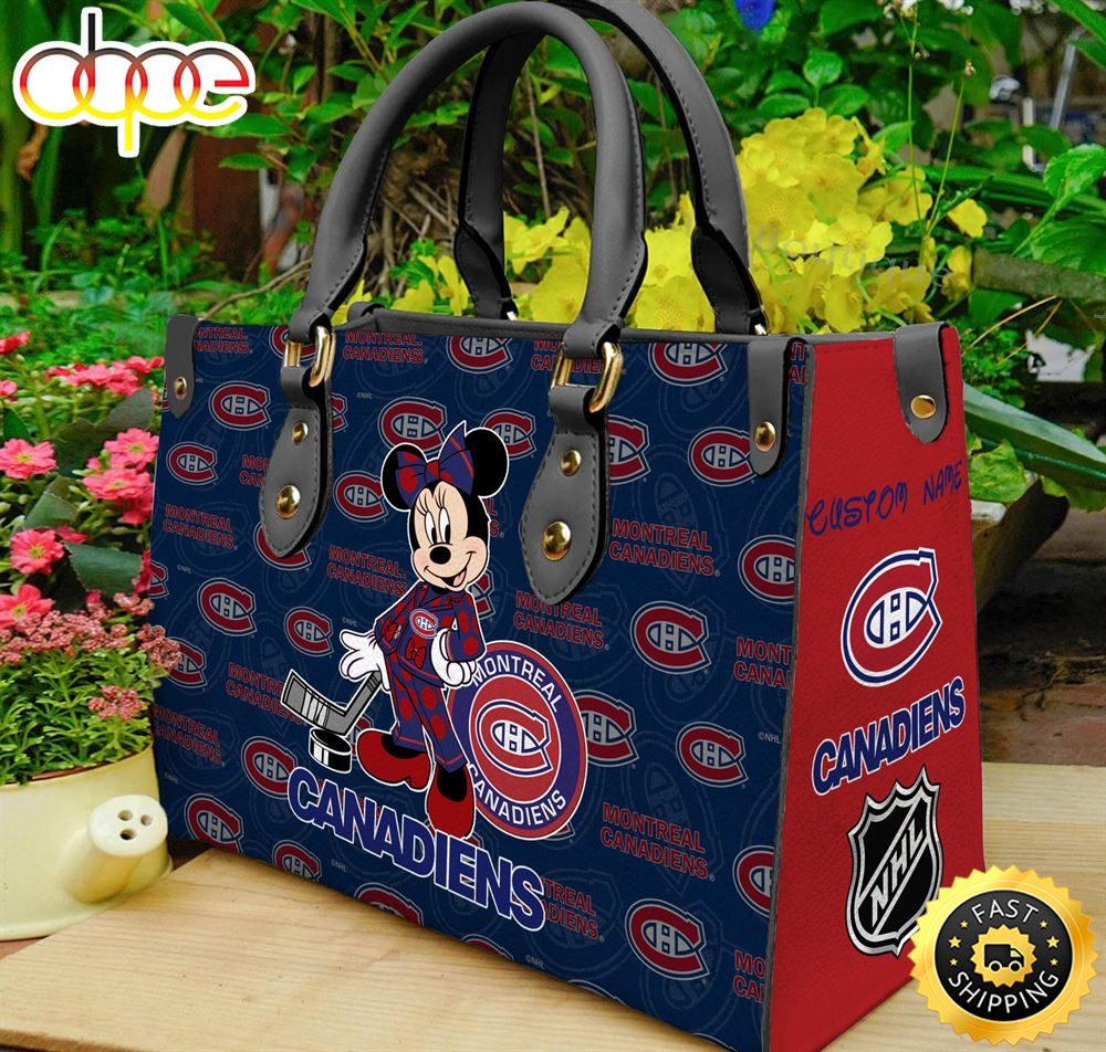 Montreal Canadiens NHL Minnie Women Leather Hand Bag Srb42g