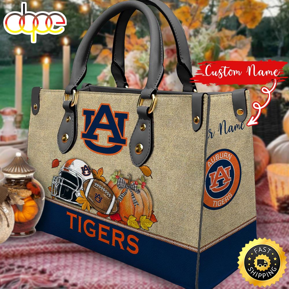 NCAA Auburn Tigers Autumn Women Leather Bag Cckqlf