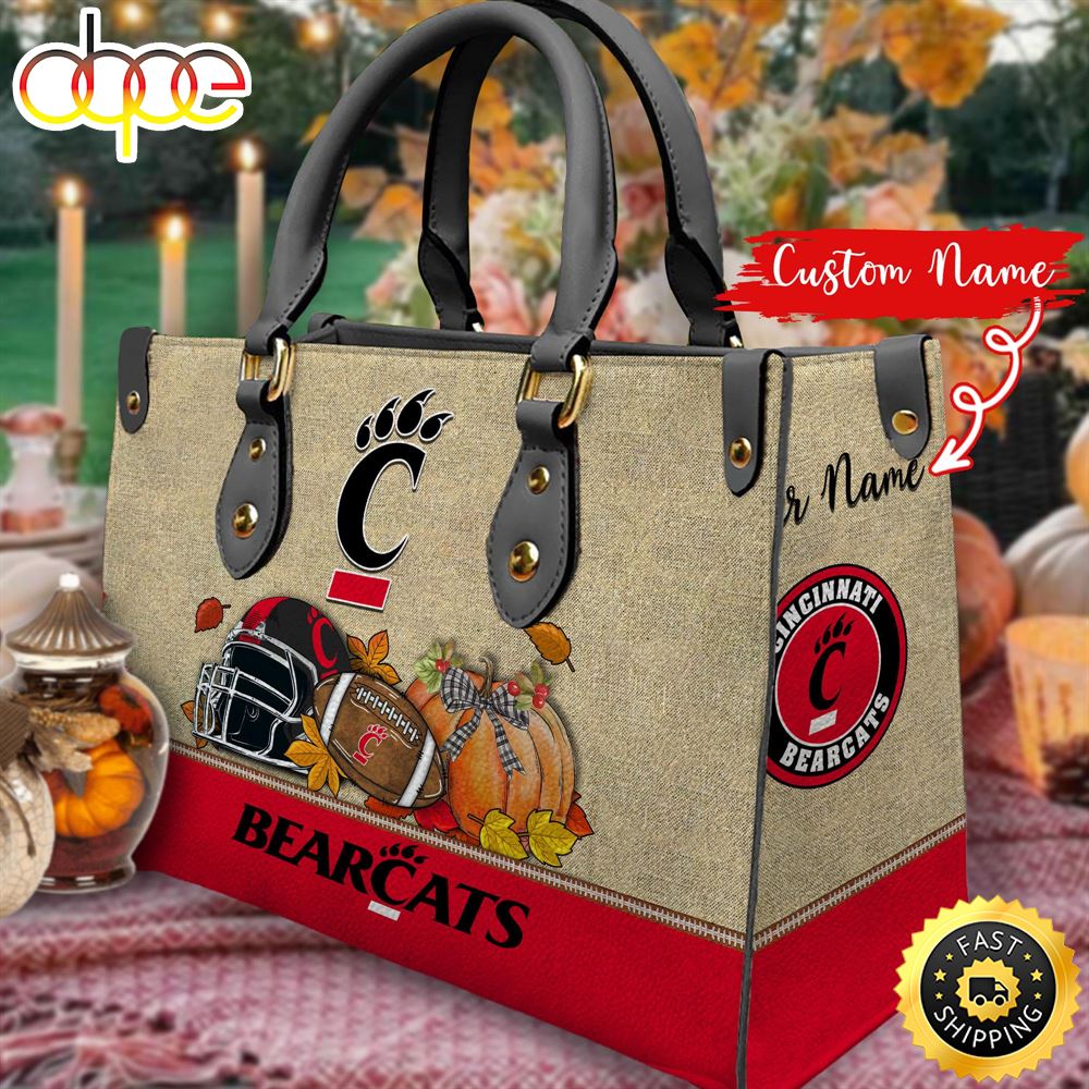 NCAA Cincinnati Bearcats Autumn Women Leather Bag Zxwb4r