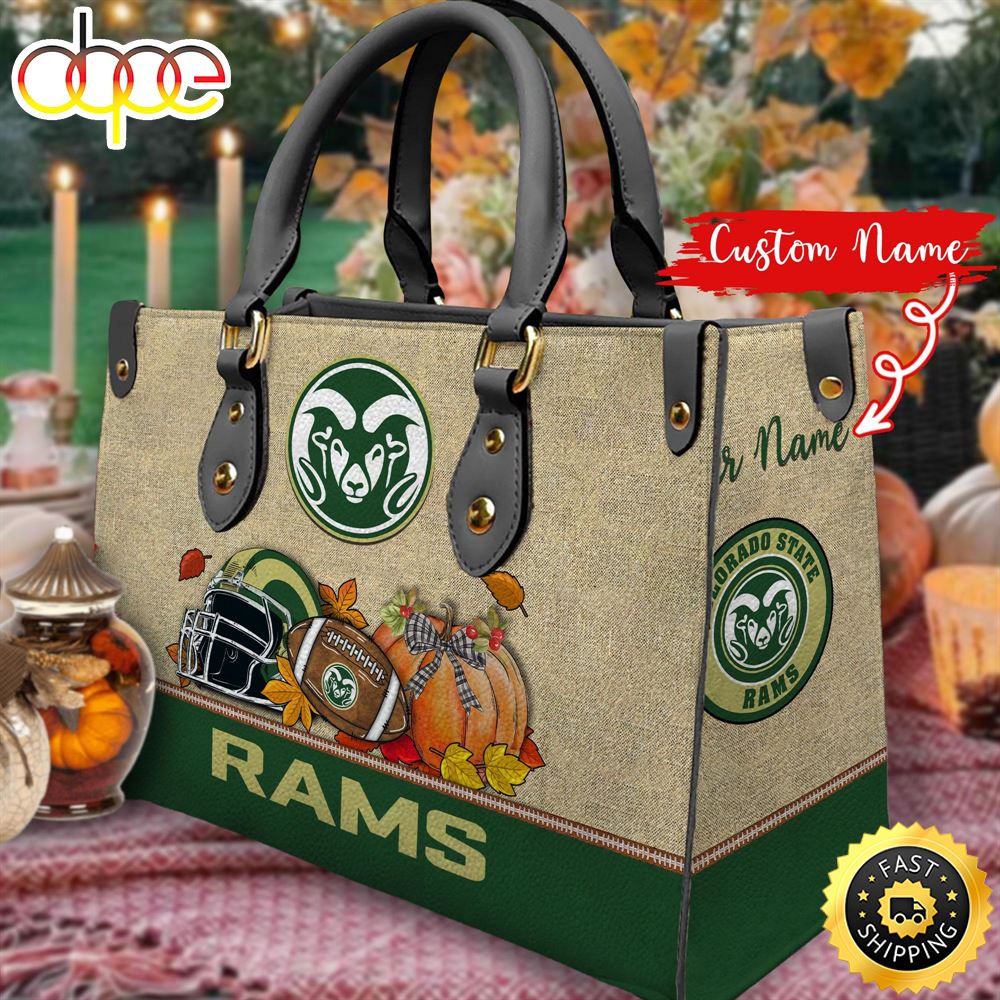 NCAA Colorado State Rams Autumn Women Leather Bag Gdu83l