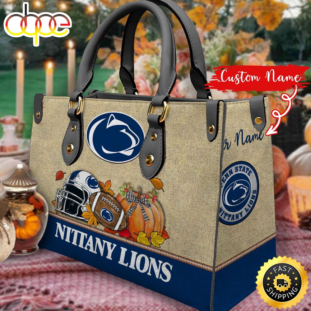 NCAA Penn State Nittany Lions Autumn Women Leather Bag Efsxuc
