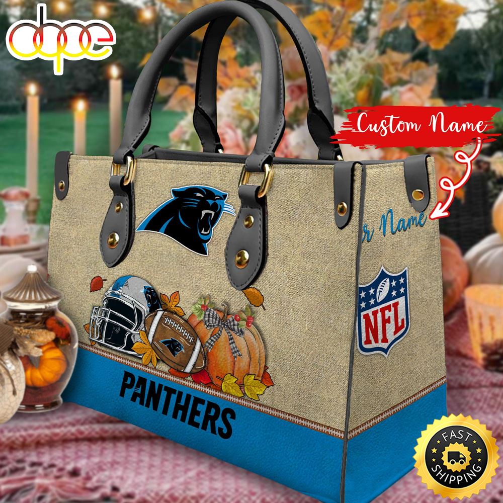NFL Carolina Panthers Autumn Women Leather Bag Idllq6