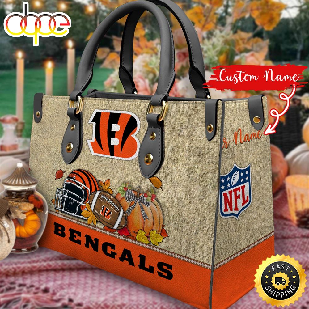 NFL Cincinnati Bengals Autumn Women Leather Bag Dgsy4a