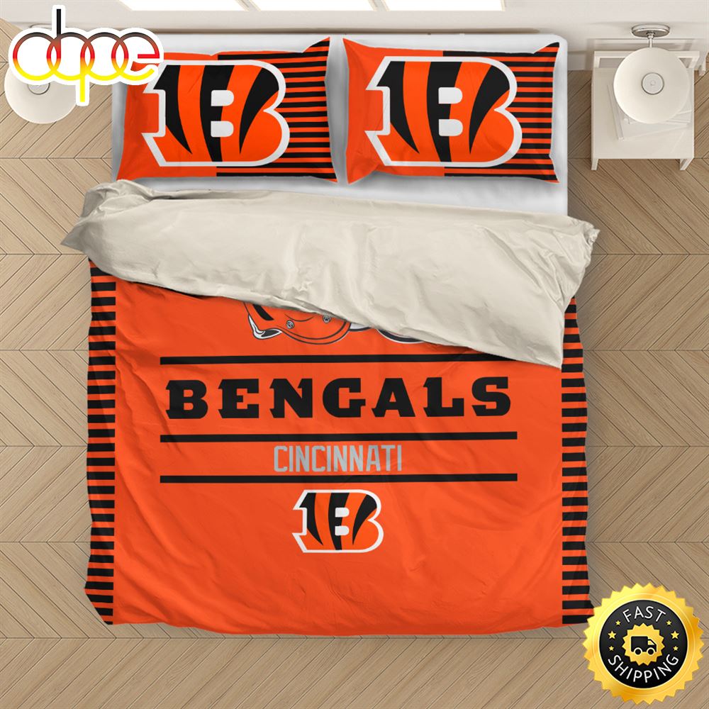 NFL Cincinnati Bengals Bedding Set Snn2gy