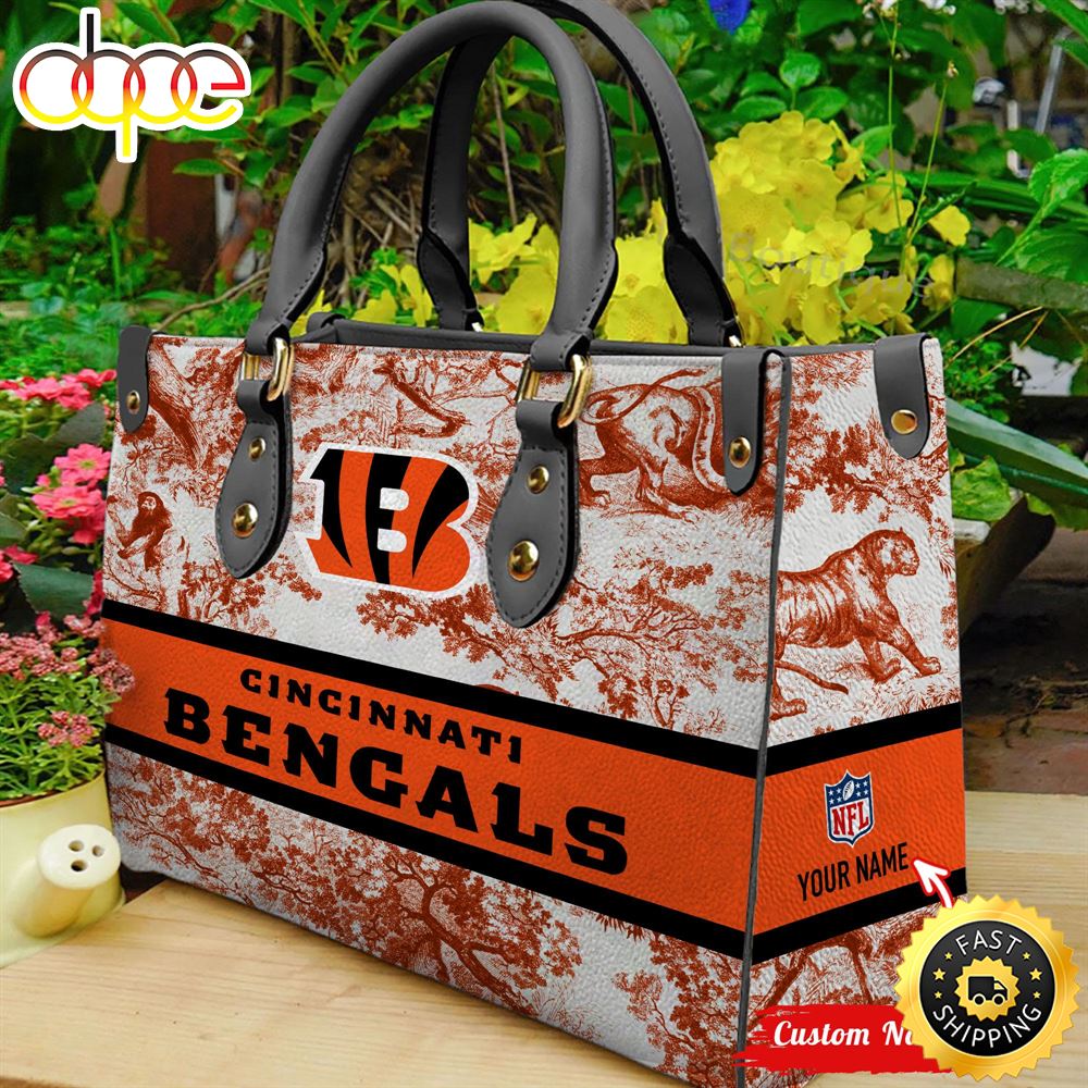 NFL Cincinnati Bengals Women Leather Bag Hcegai