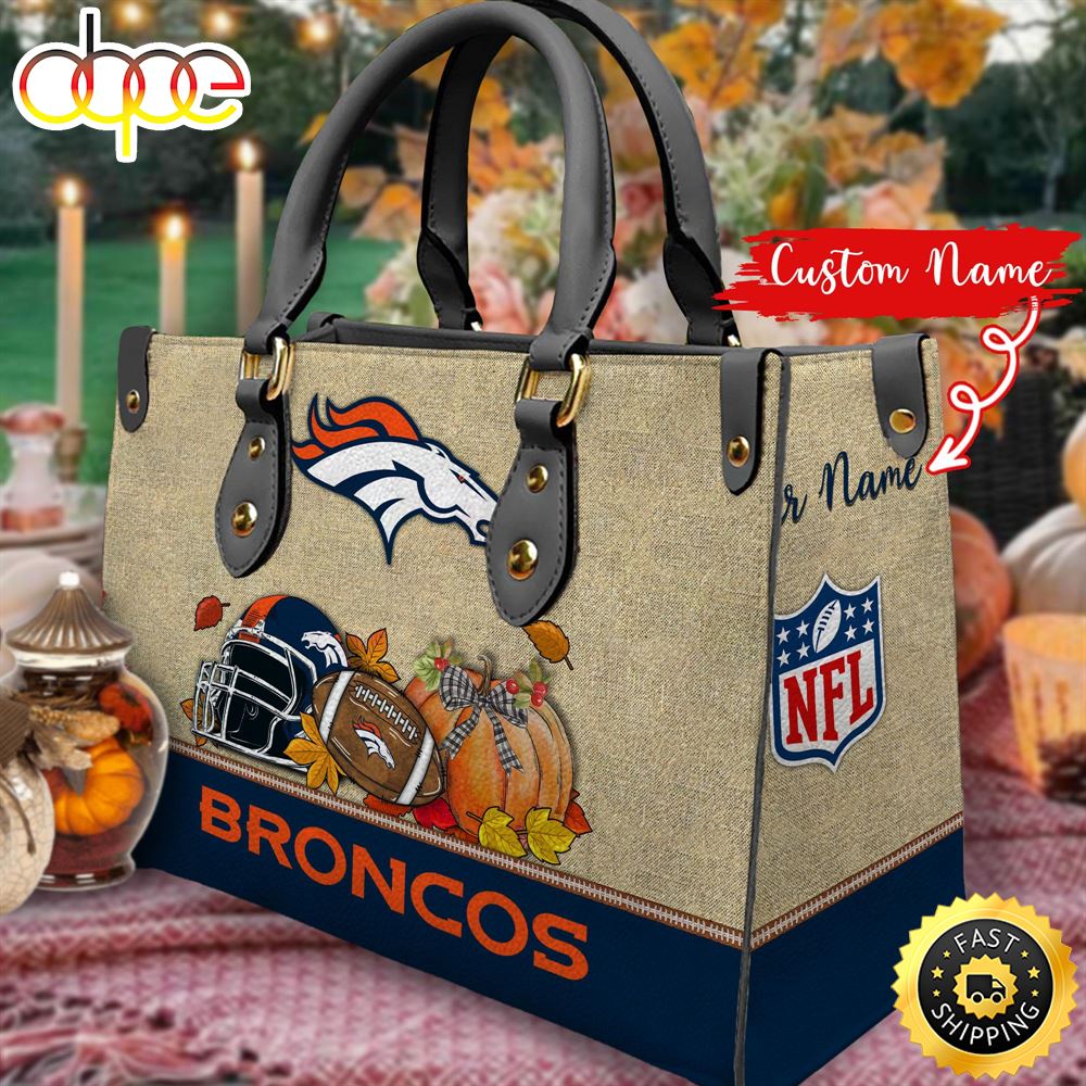 NFL Denver Broncos Autumn Women Leather Bag Imngzw