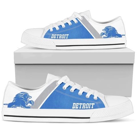 NFL Detroit Lions Low Top Sneakers Low Top Shoes Men And Women Zppbrz