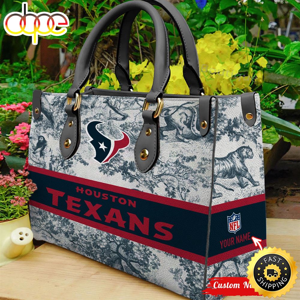 NFL Houston Texans Women Leather Bag Ftxkii