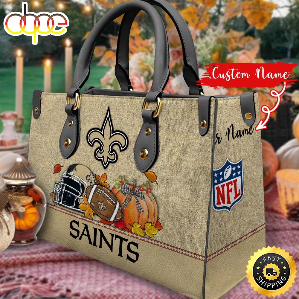 NFL New Orleans Saints Autumn Women Leather Bag Praeic