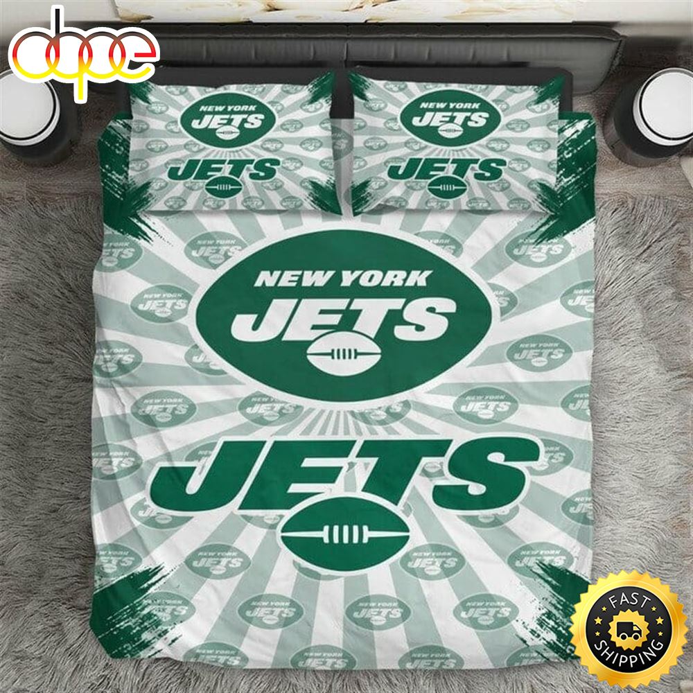 NFL New York Jets Light Green Bedding Set Eha0km
