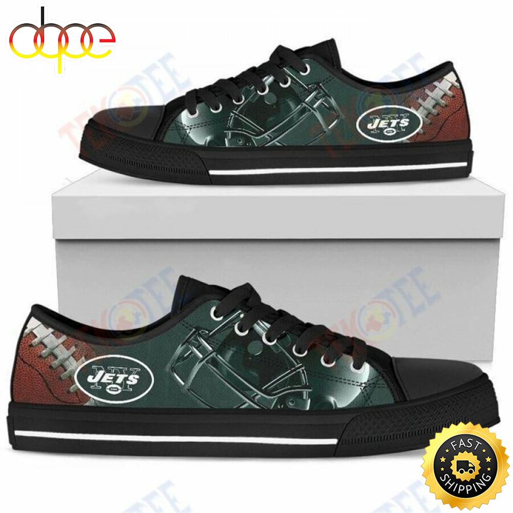 NFL New York Jets Special Green Low Top Shoes V9liva