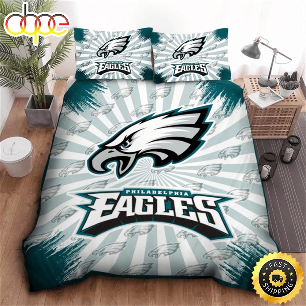 NFL Philadelphia Eagles Light Green Bedding Set Pwqkqk