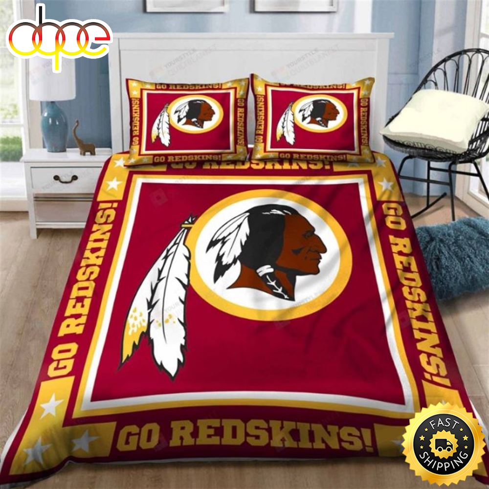 NFL Washington Redskins Big Red Logo Bedding Set Aqoikp