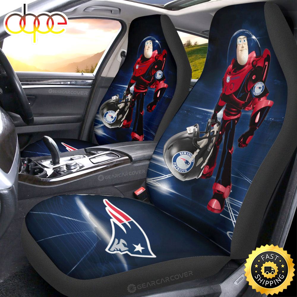 New England Patriots Car Seat Covers Custom Car Accessories For Fan Gtnuwo