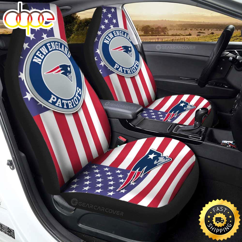 New England Patriots Car Seat Covers Custom Car Decor Accessories Dh6vt8