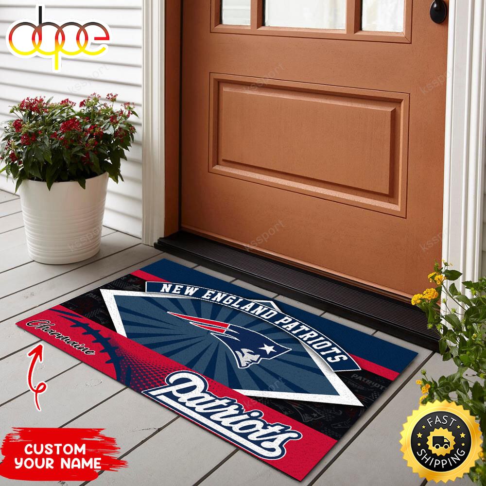 New England Patriots NFL Personalized Doormat For This Season Iqmbky