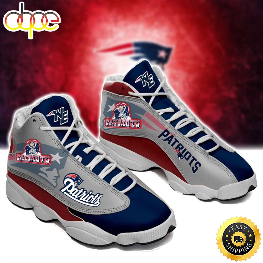 New England Patriots Nfl Ver 4 Air Jordan 13 Sneaker Qclkh2
