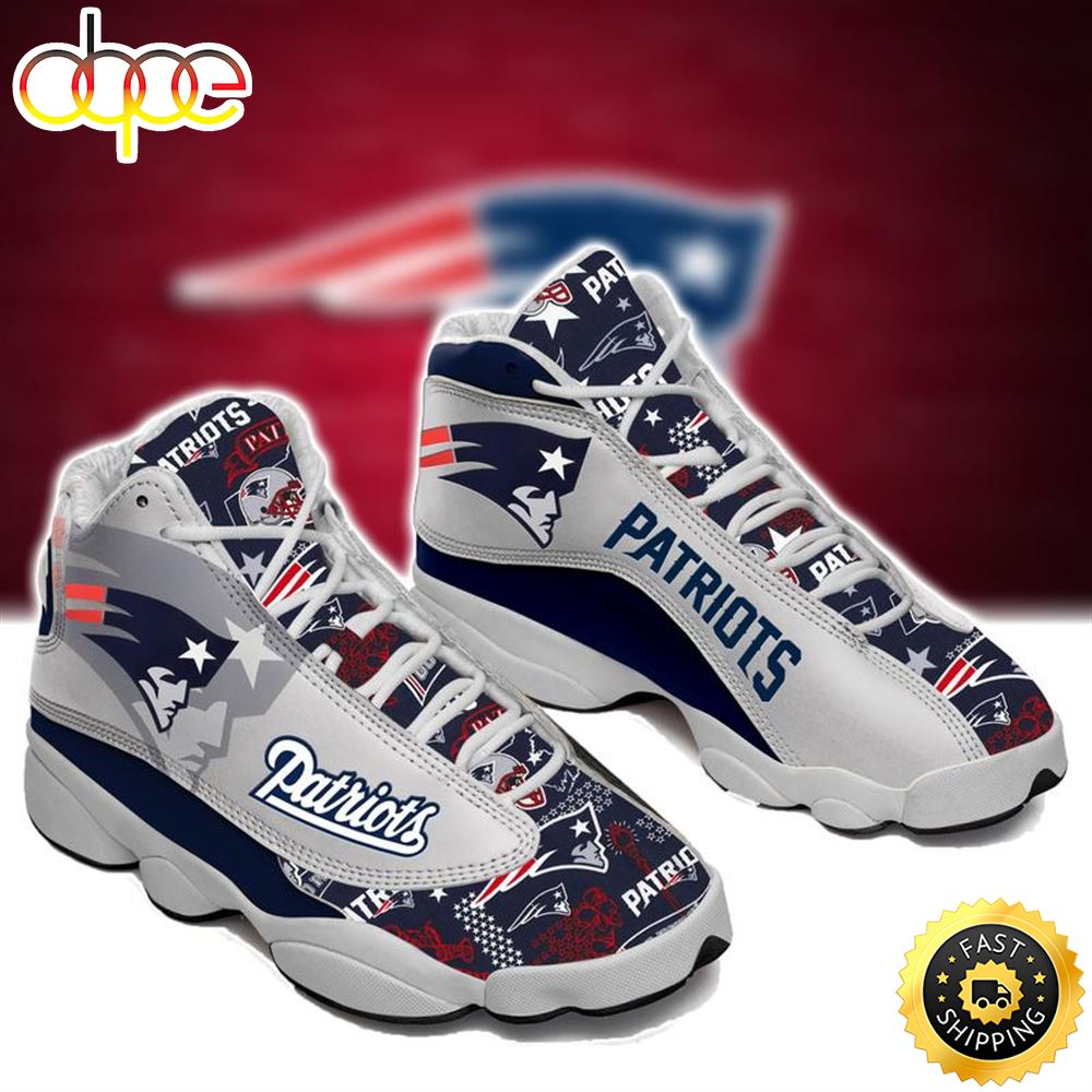 New England Patriots Nfl Ver 9 Air Jordan 13 Sneaker Tyyrff