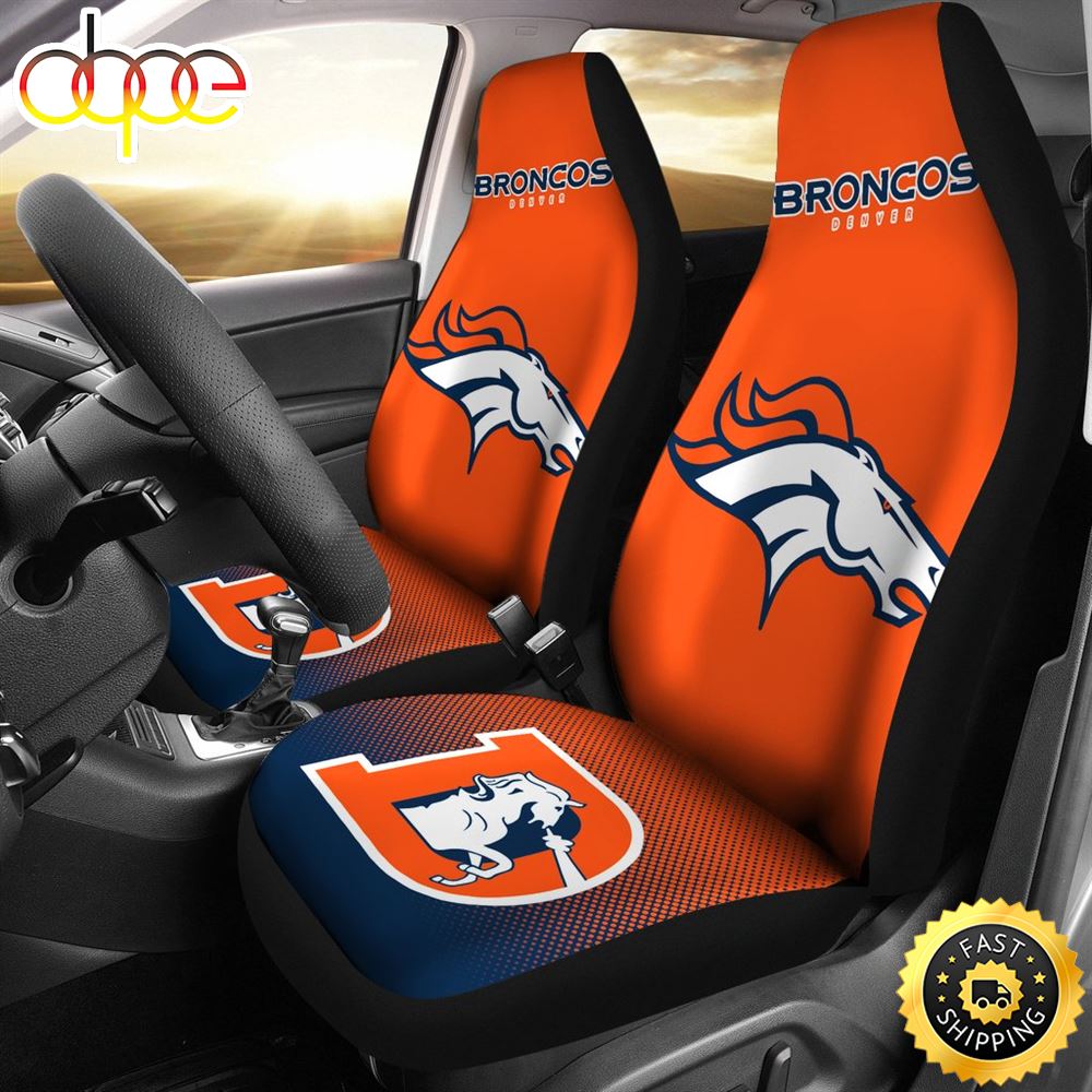 New Fashion Fantastic Denver Broncos Car Seat Covers Hrjks1