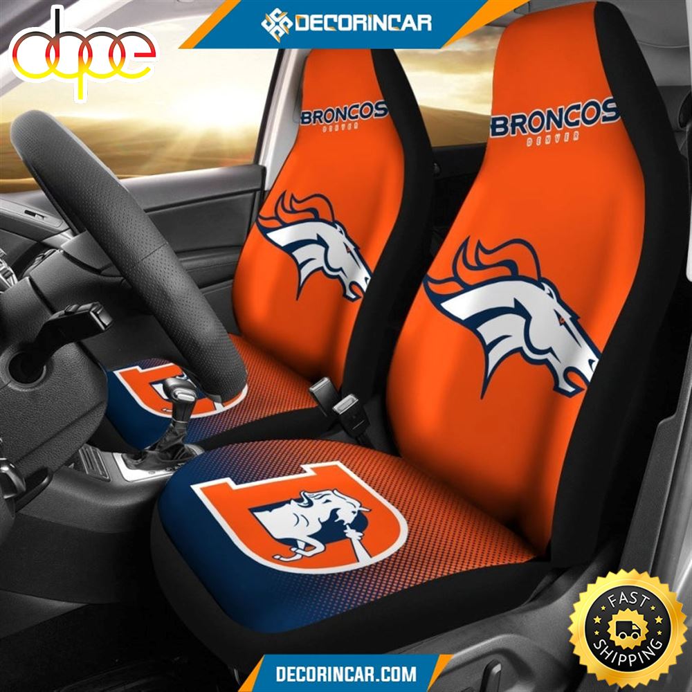 New Fashion Fantastic Denver Broncos Car Seat Covers Vqqbbg