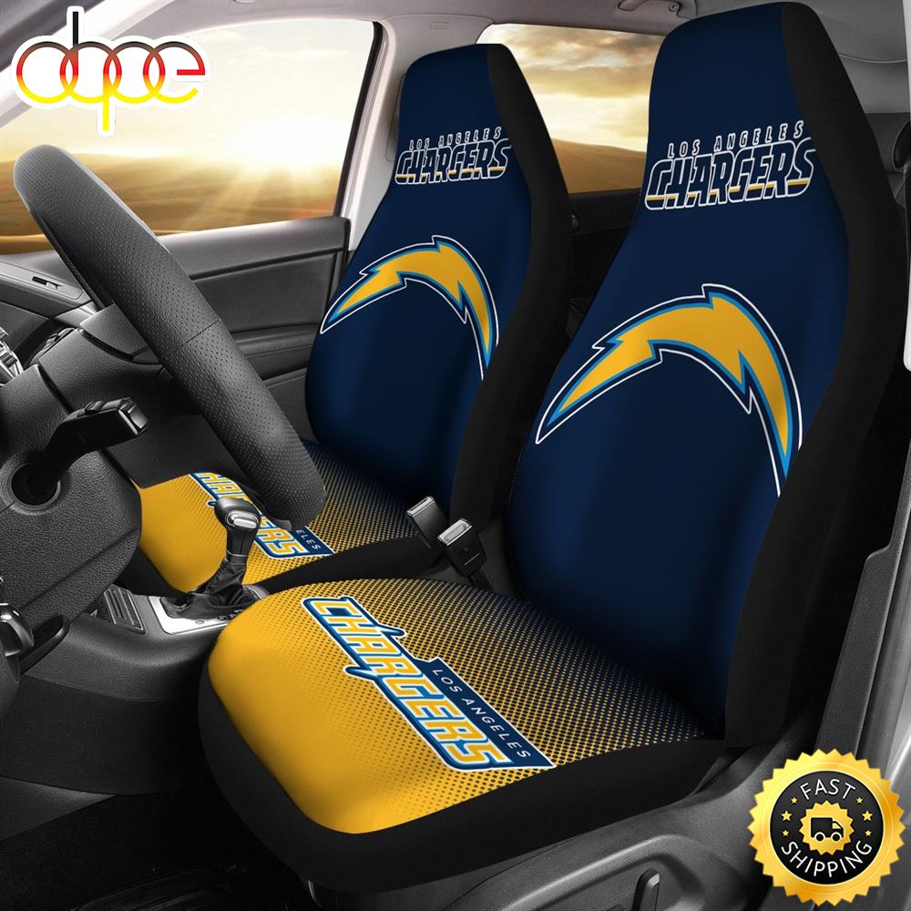 New Fashion Fantastic Los Angeles Chargers Car Seat Covers Cuprml