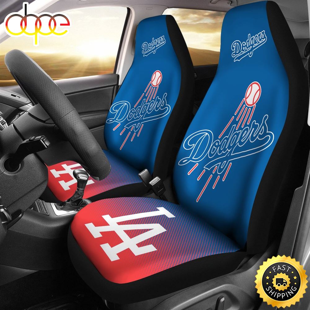 New Fashion Fantastic Los Angeles Dodgers Car Seat Covers Qhy853