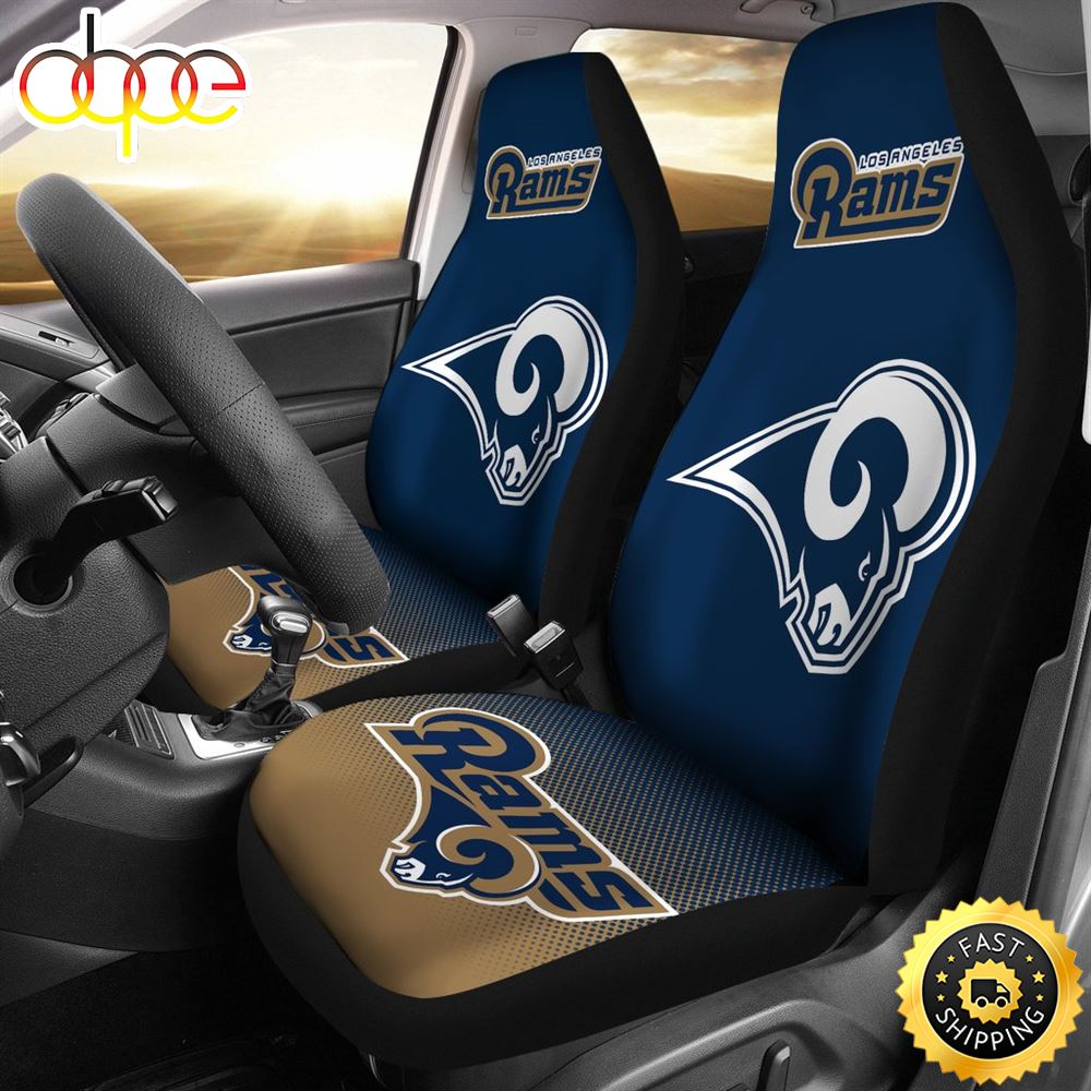 New Fashion Fantastic Los Angeles Rams Car Seat Covers Xxxydm