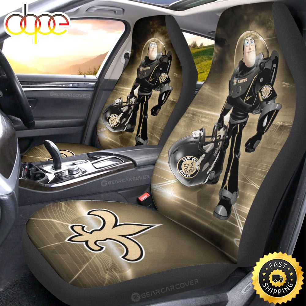 New Orleans Saints Car Seat Covers Custom Car Accessories For Fan 7754 Mgnndc