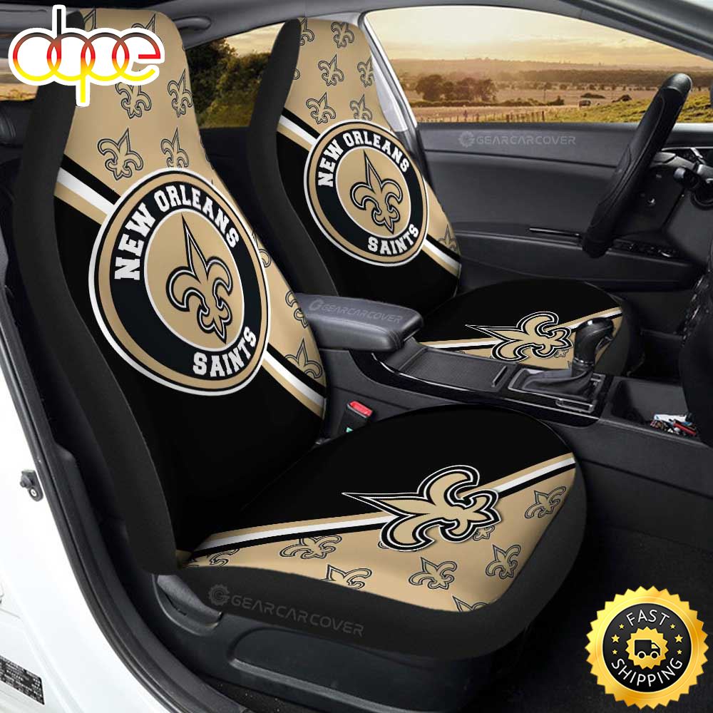 New Orleans Saints Car Seat Covers Custom Car Accessories For Fans 5511 Maelhb