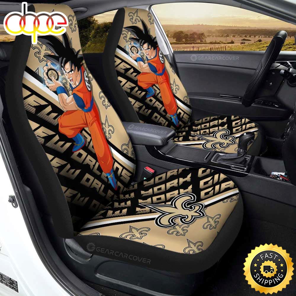 New Orleans Saints Car Seat Covers Custom Car Accessories For Fans Hoocuu