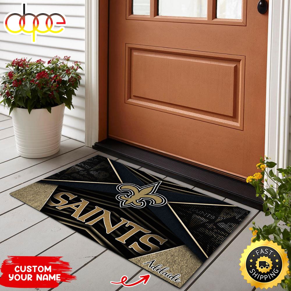 New Orleans Saints NFL Custom Doormat For Sports Enthusiast This Year Erh71o