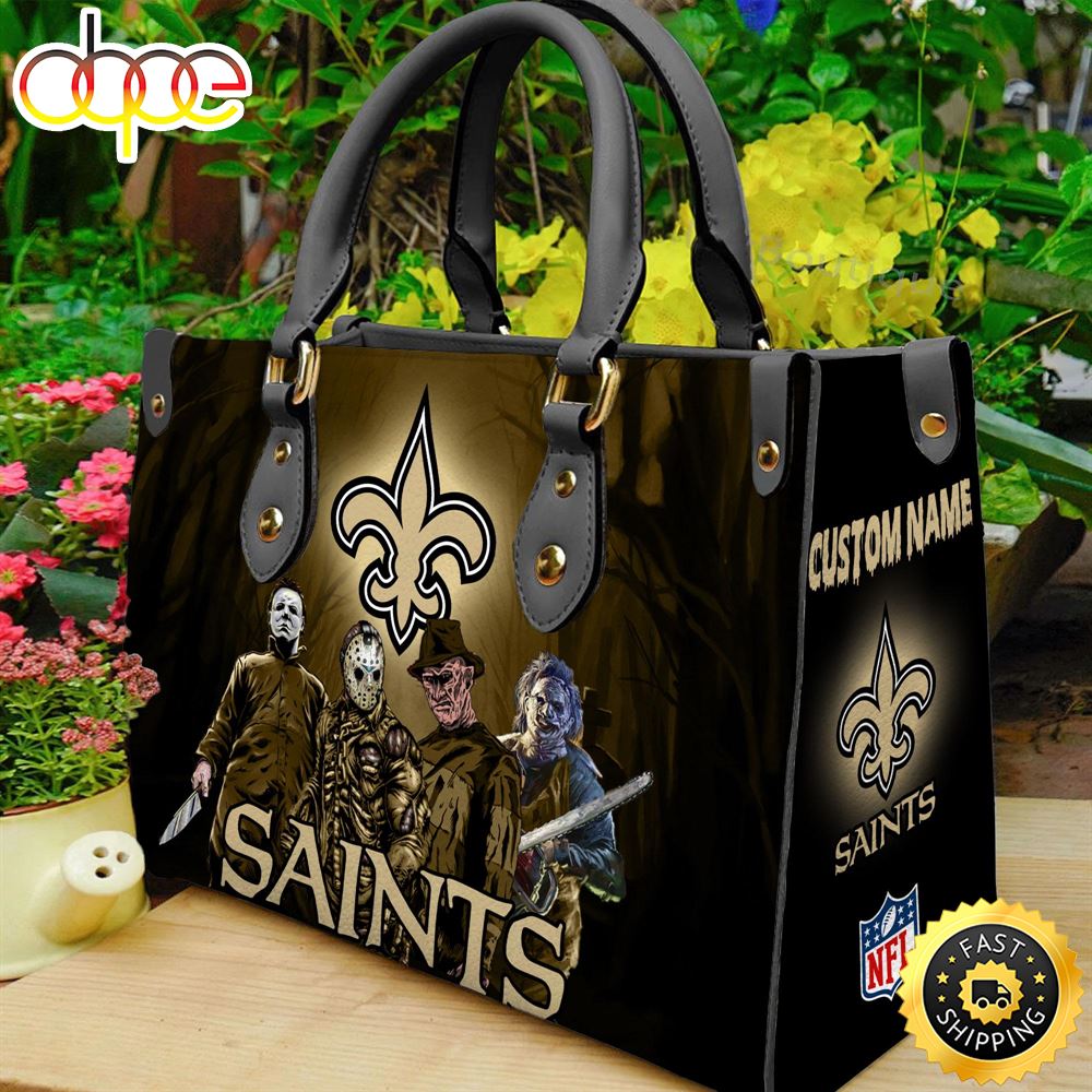 New Orleans Saints NFL Halloween Women Leather Hand Bag Kv8hfq