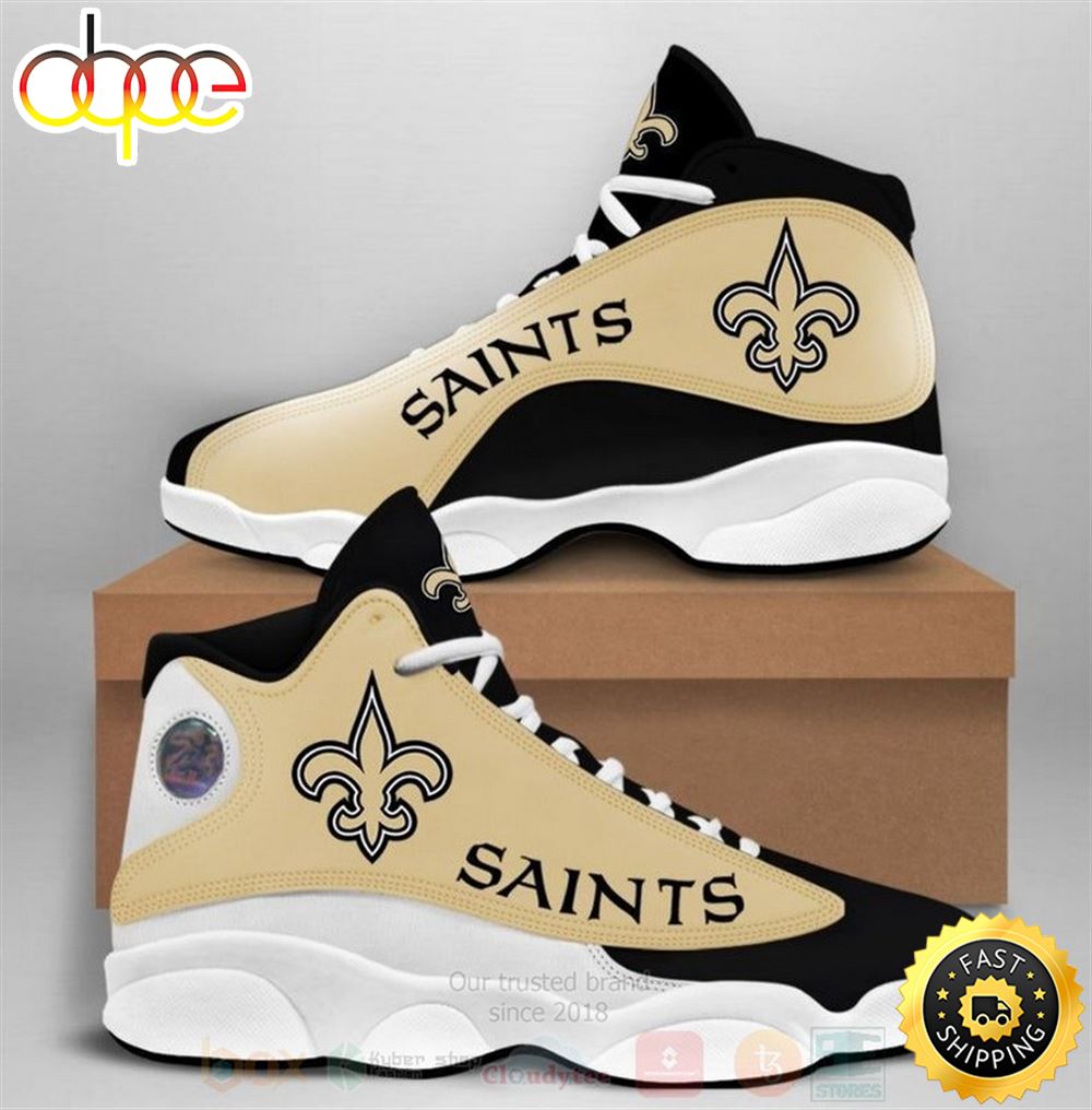 New Orleans Saints Nfl Air Jordan 13 Shoes 4 S0qnxb
