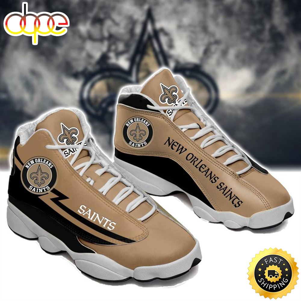 New Orleans Saints Nfl Ver 1 Air Jordan 13 Sneaker Kg5wv4