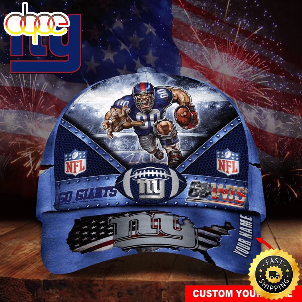 New York Giants Nfl Personalized Trending Cap Super Bowl Utnxv5