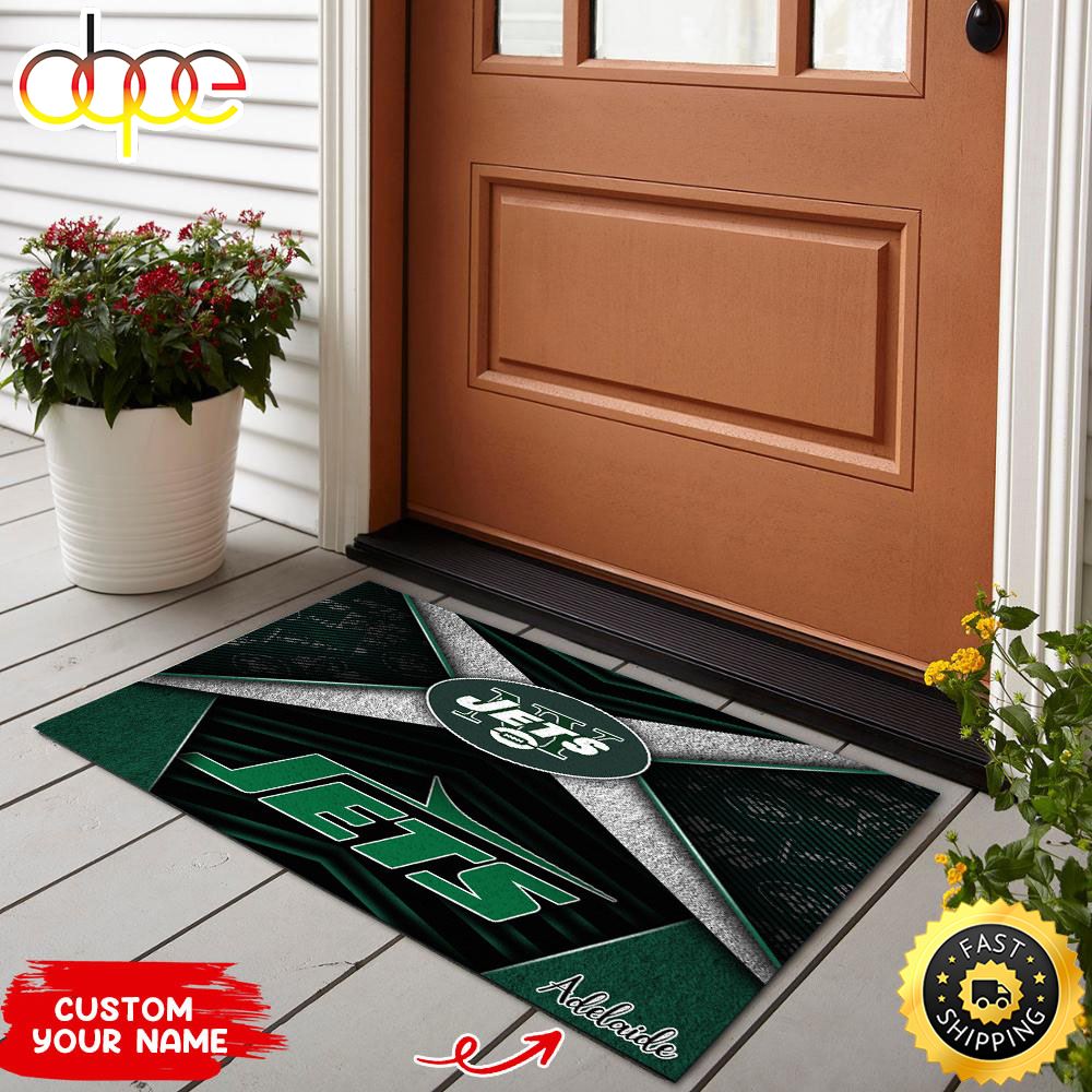 New York Jets NFL Custom Doormat For Sports Enthusiast This Year Uie3t6
