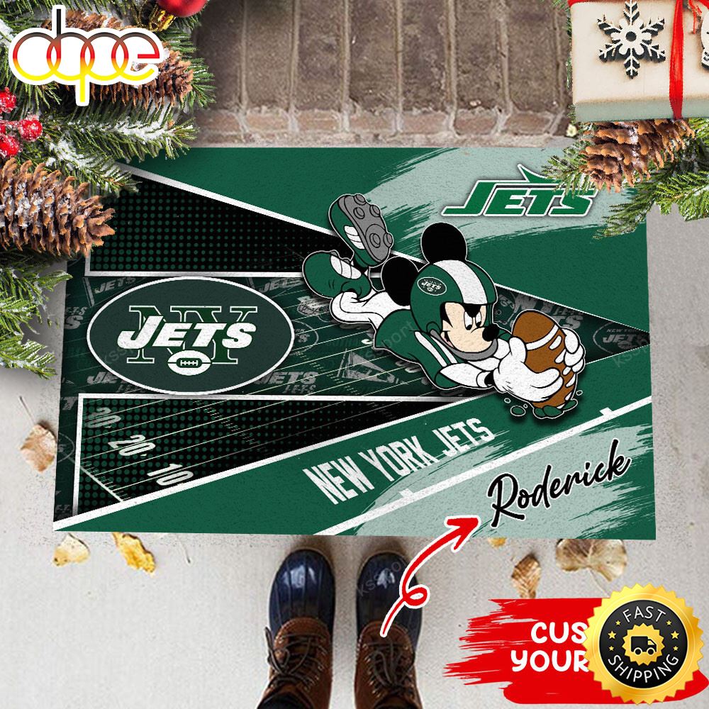 New York Jets NFL Custom Doormat For This Season Fawbdk