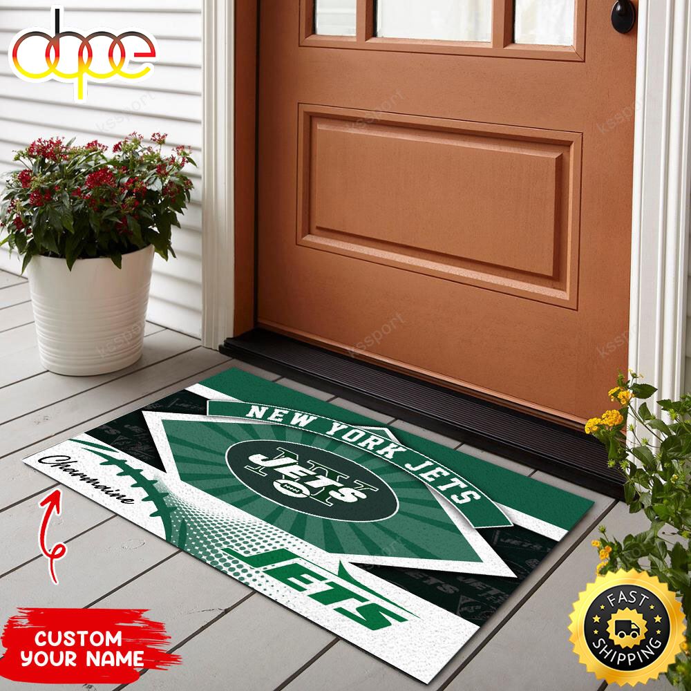 New York Jets NFL Personalized Doormat For This Season Tksw42