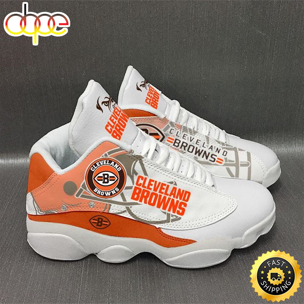 Nfl Cleveland Browns Air Jordan 13 Sneaker Shoes Gagbqt