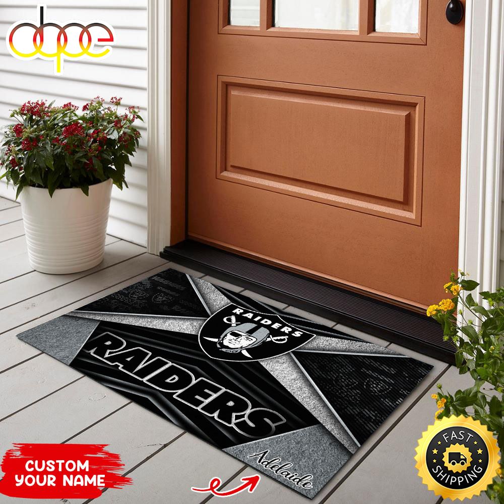 Oakland Raiders NFL Custom Doormat For Sports Enthusiast This Year Winswh