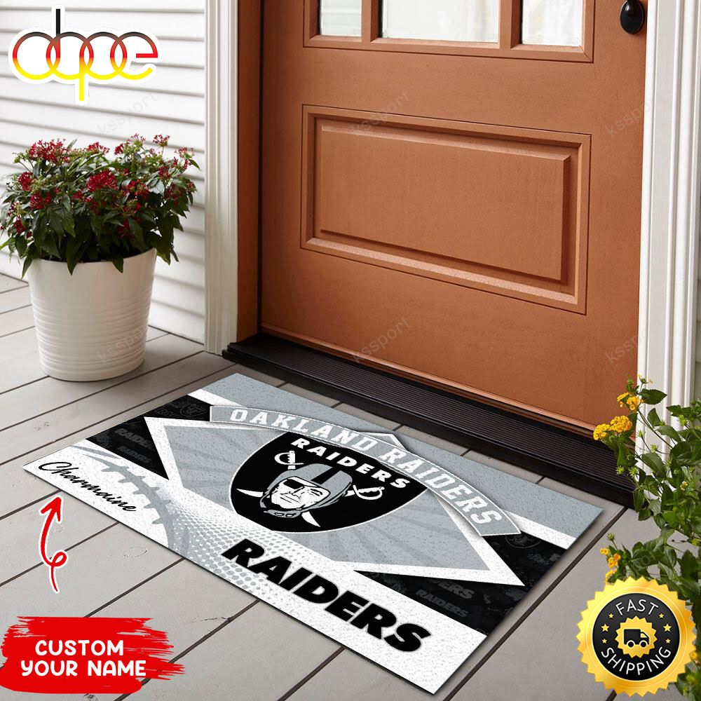 Oakland Raiders NFL Personalized Doormat For This Season C4rhb3