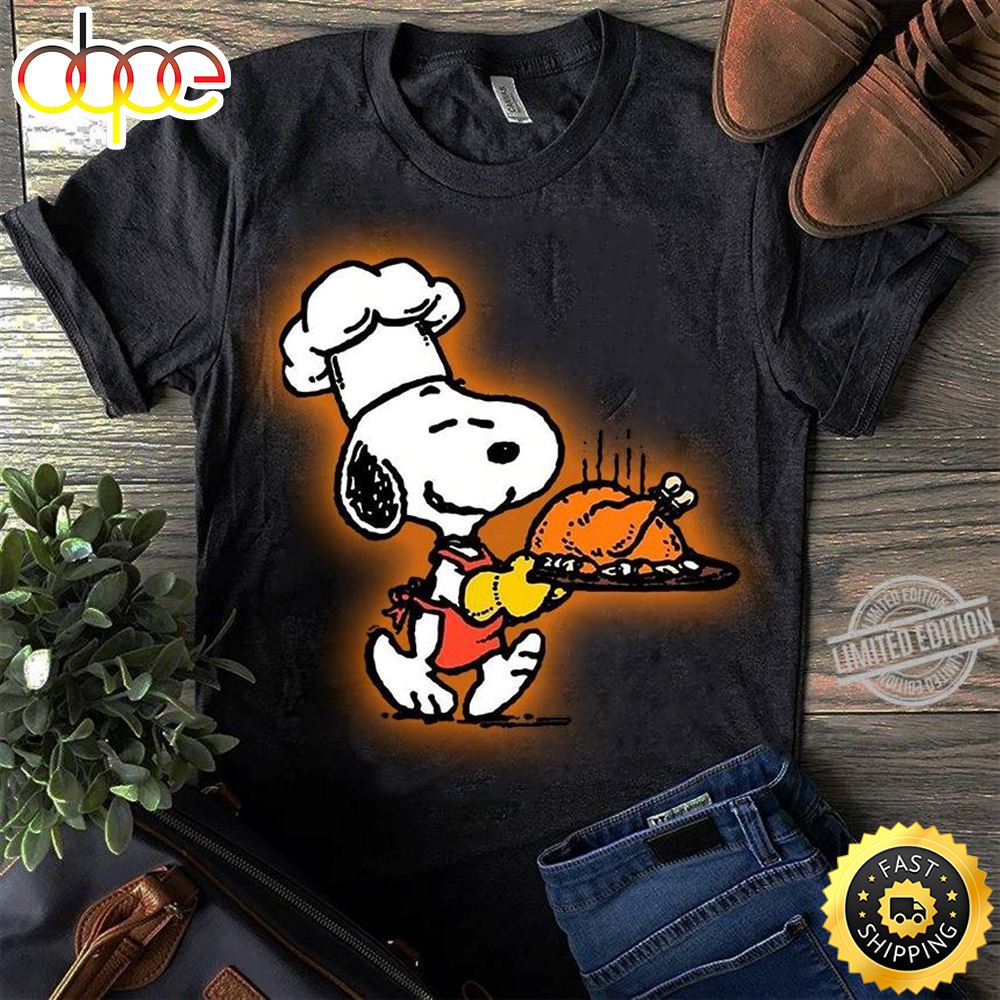 Official Snoopy Thanksgiving Turkey Shirt Jhww5m